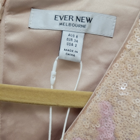 Asos Ever New Sequin Mini Dress in Pink and Cream. 2 NWT Party Festive Holiday - Picture 3 of 7